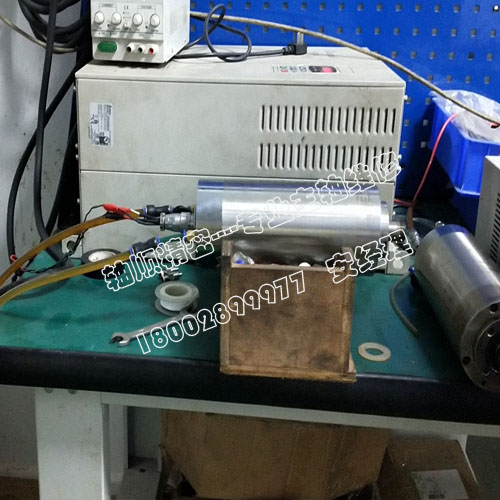 精雕機(jī)主軸溫聲測試